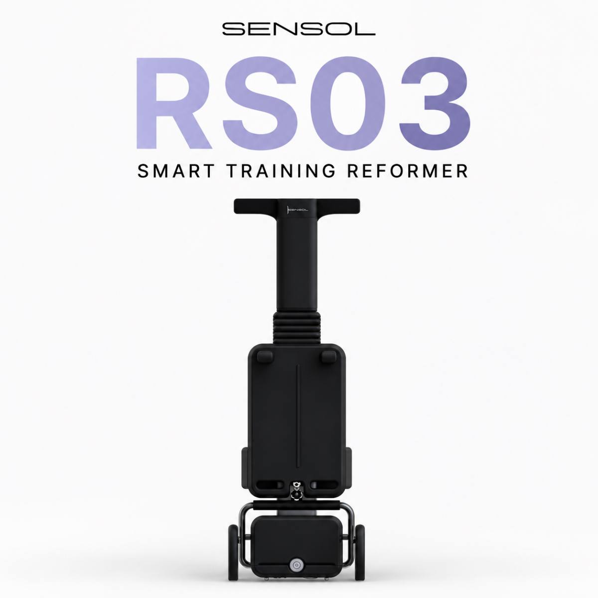 Sensol Smart Pilates Reformer RS3 Midnight Black