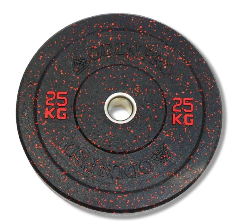 Odin High Impact Bumper Plate Vægtskive 25kg – Vægtskiver hos ActiveNordic