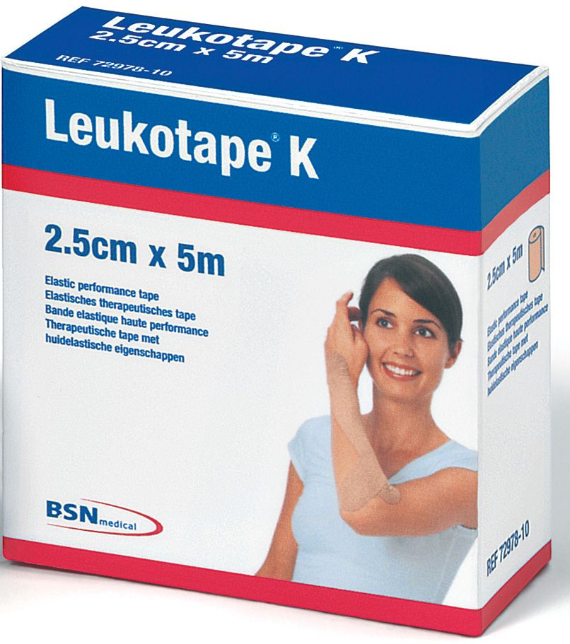 BSN Kinesiologi Tape (2,5cm x 5m) Rød – Bandage, billede 3 hos ActiveNordic