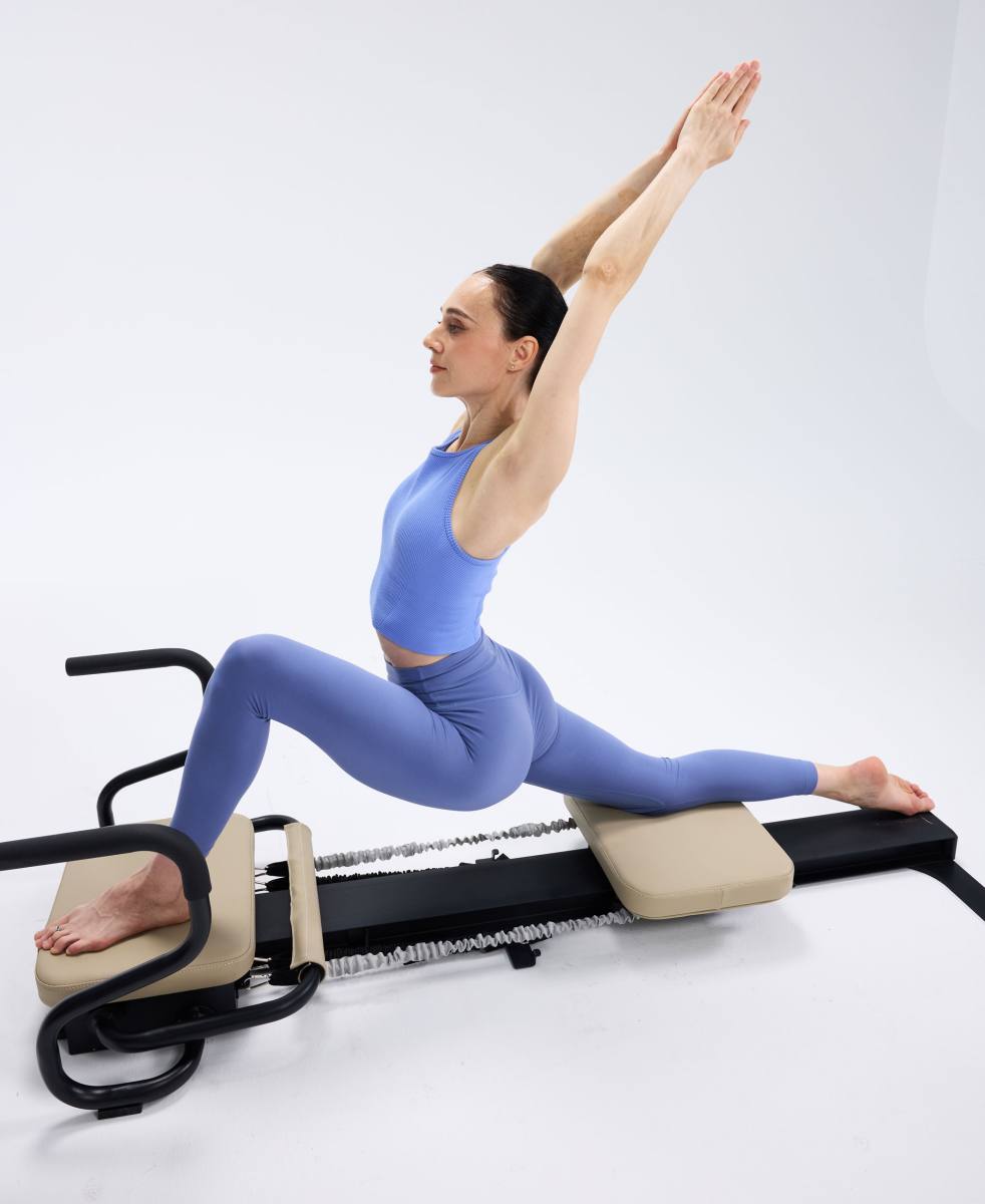 Sensol Flex Air Smart Pilates Reformer Cabernet Red – billede 21