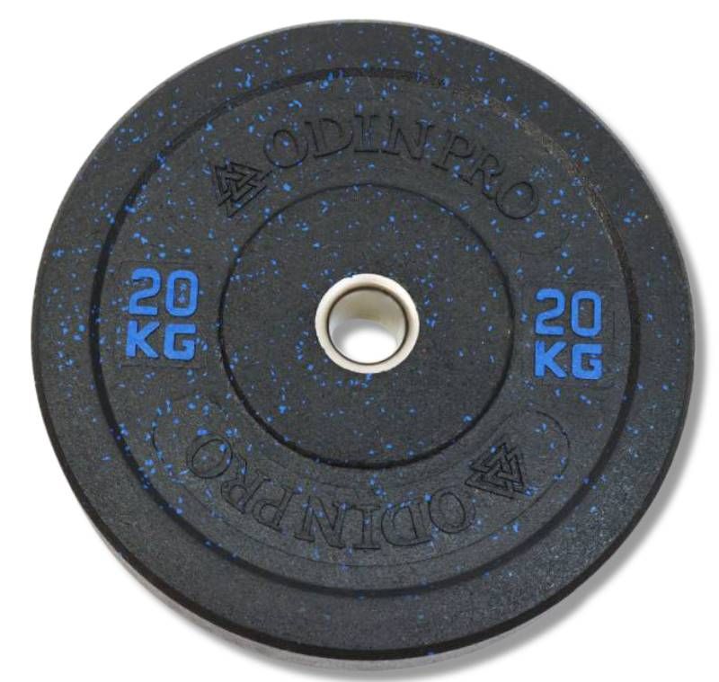 Odin High Impact Bumper Plate Vægtskive 20kg – Vægtskiver hos ActiveNordic