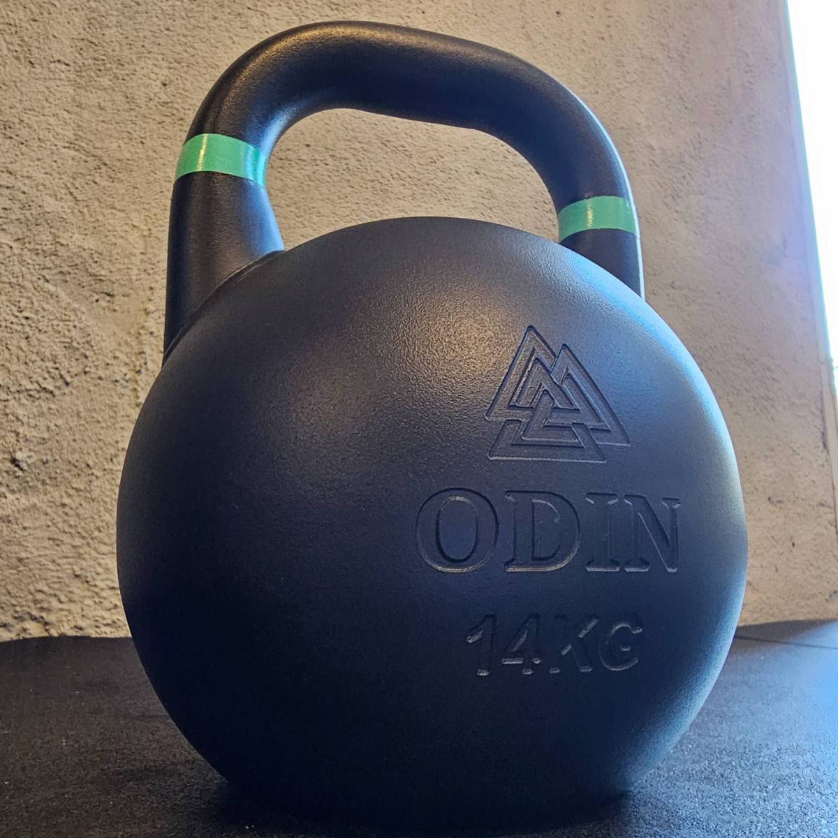 Odin Competition Black Kettlebell 14kg, billede 7 hos ActiveNordic