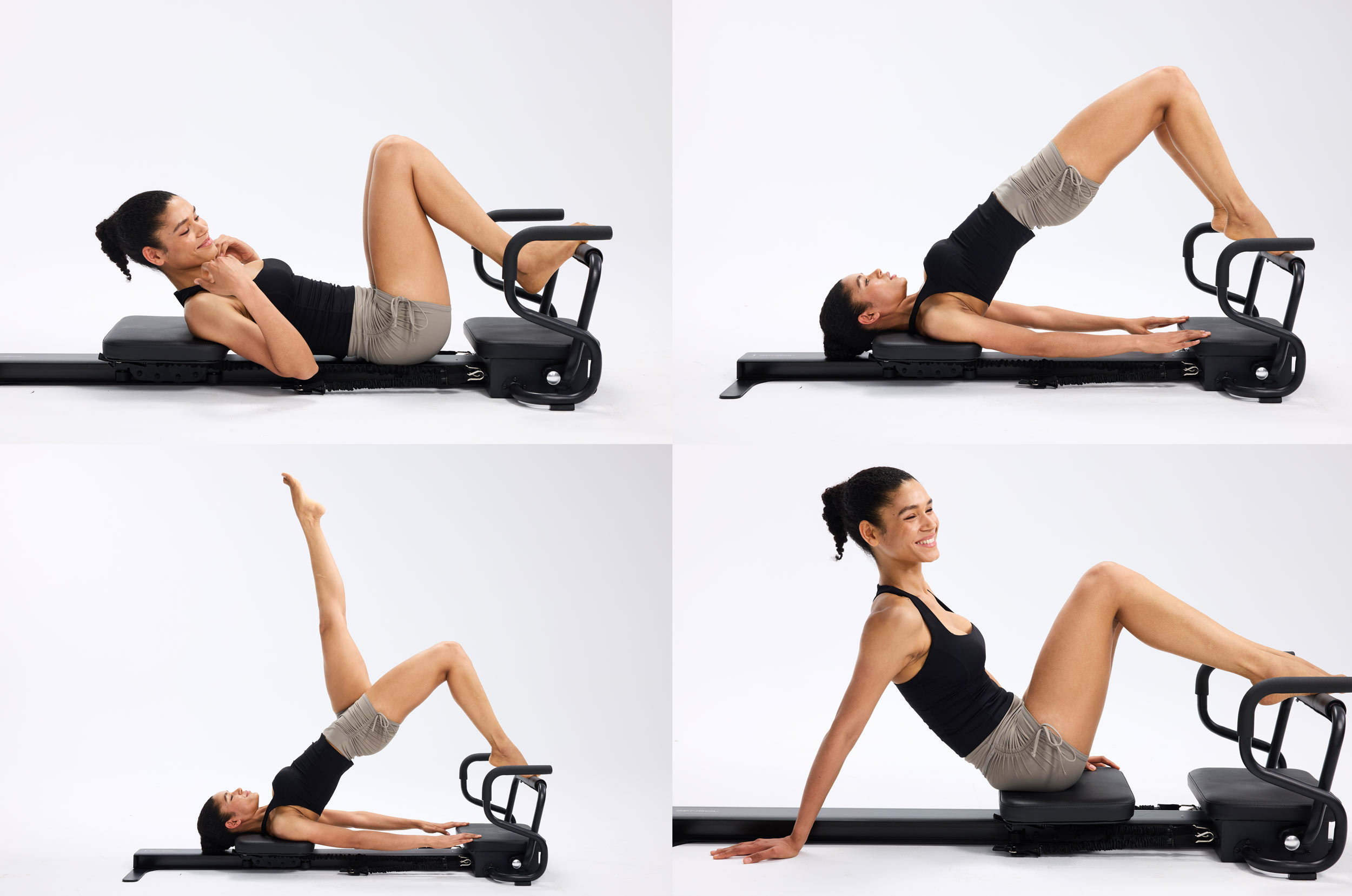 Sensol Flex Air Smart Pilates Reformer Sage Green – billede 3
