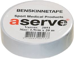 Aserve Benskinne Sportstape Hvid – Bandage hos ActiveNordic