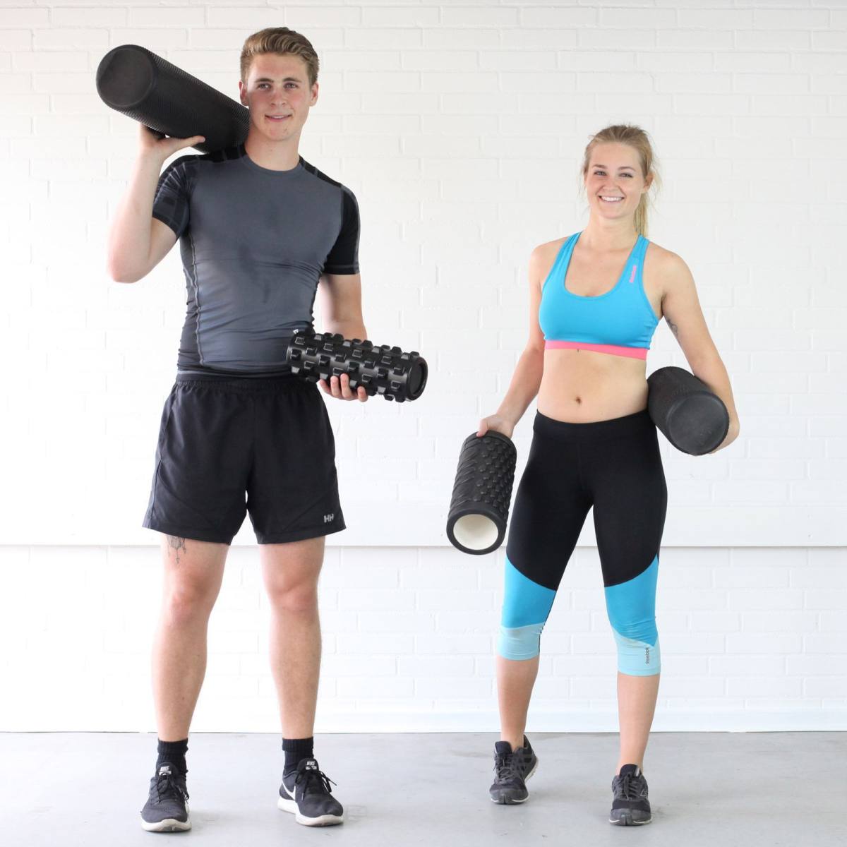 Odin Foam Roller Glat Medium Hård 45cm Sort, billede 9 hos ActiveNordic