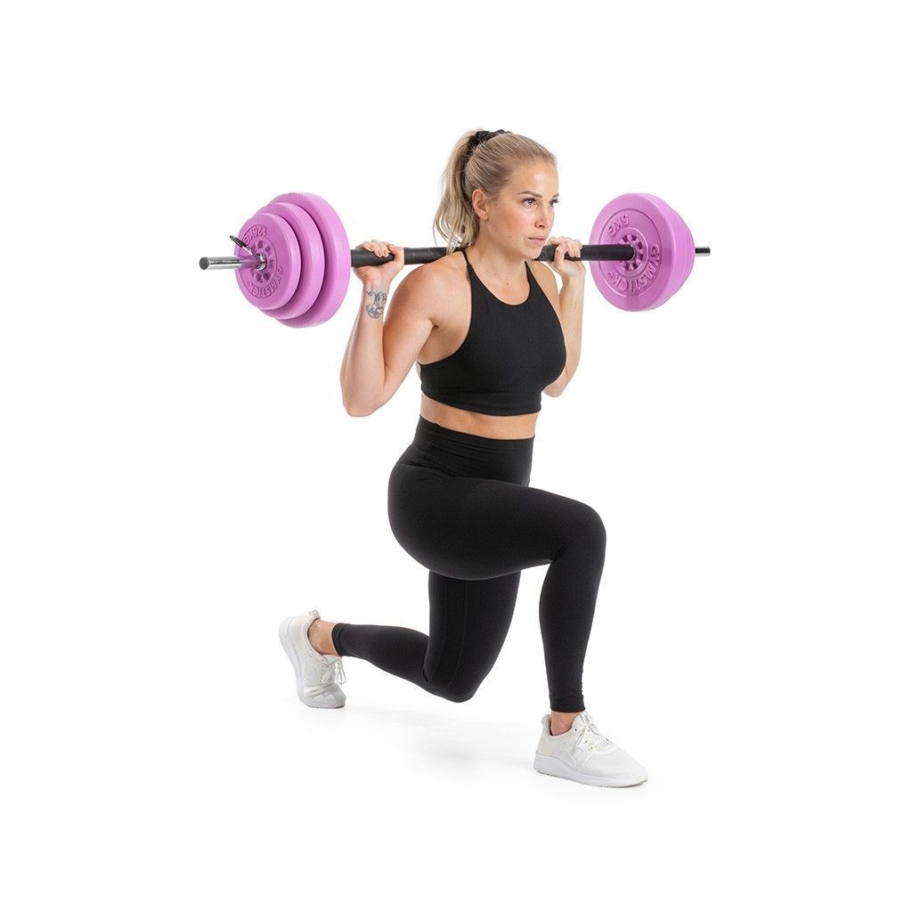 Gymstick Pink Pump Set 20kg – Vægtstangssæt hos ActiveNordic