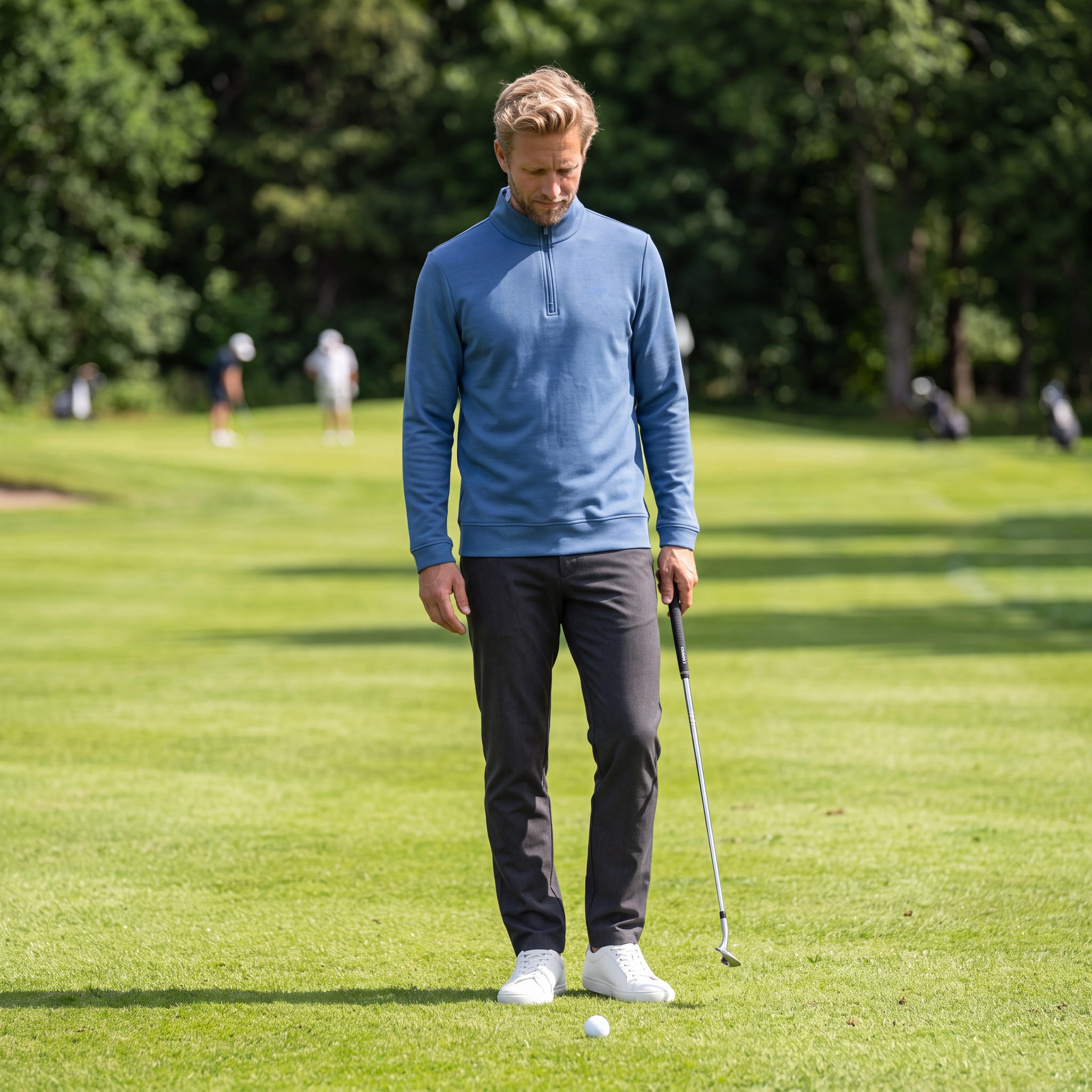 Carter Half Zip – Half-Zip Sweaters, billede 2 hos ActiveNordic