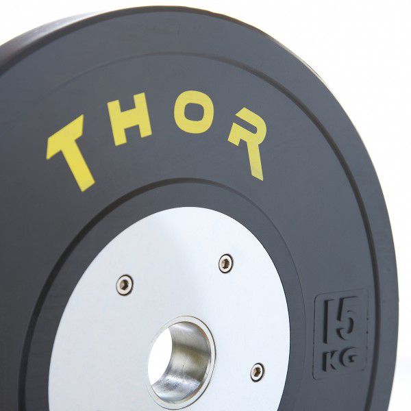 Thor Fitness Sorte OL Bumper Vægtskiver 25kg / 50mm (1 stk), billede 2 hos ActiveNordic