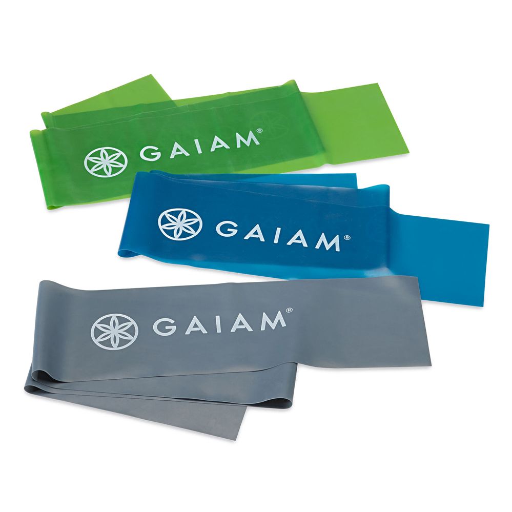 Gaiam Træningselastik Kit (3 stk) hos ActiveNordic